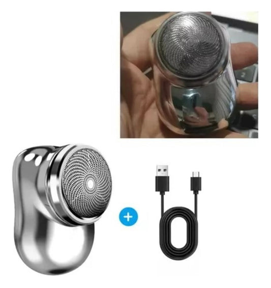 Mini Afeitadora Eléctrica Portátil Con Carga Usb Para Hombre